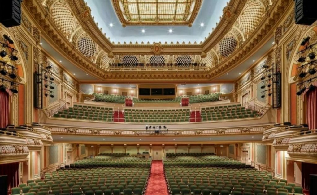 Tacoma Pantages Theater, also built by the Pantages who founded the Utah Theater. Photo copyright Aaron Locke/BCRA @aaronlockephoto via evergreene.com
