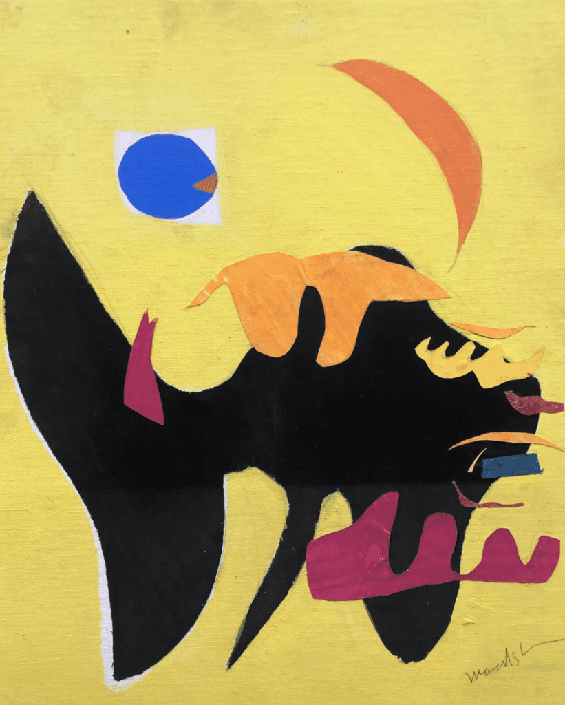 Beatrice Mandelman, Space Series #101, 1954, now displayed at Modern West