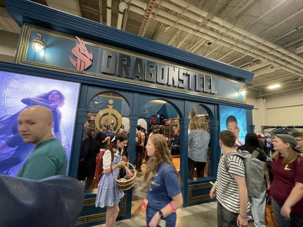FanX 2024 Brandon Sanderson Signing at Dragonsteel booth