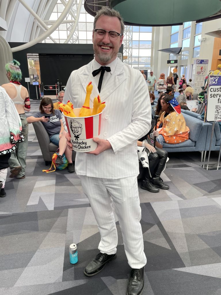 fanx 2024 colonel sander cosplay